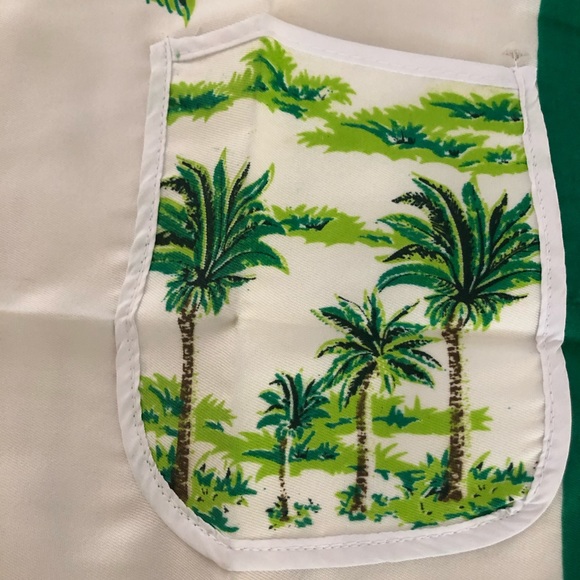 $10 Sale! NWT Last one! Vintage Style Palm Tree APRON - Picture 2 of 4